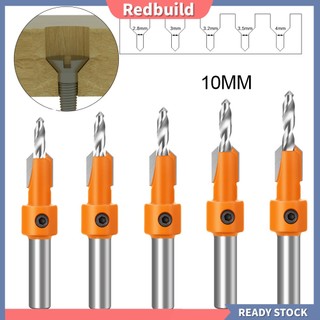 (redbuild) Mũi khoan bằng hợp kim nhôm 10mm dùng cho chất liệu gỗ nhiều kích thước tùy chọn