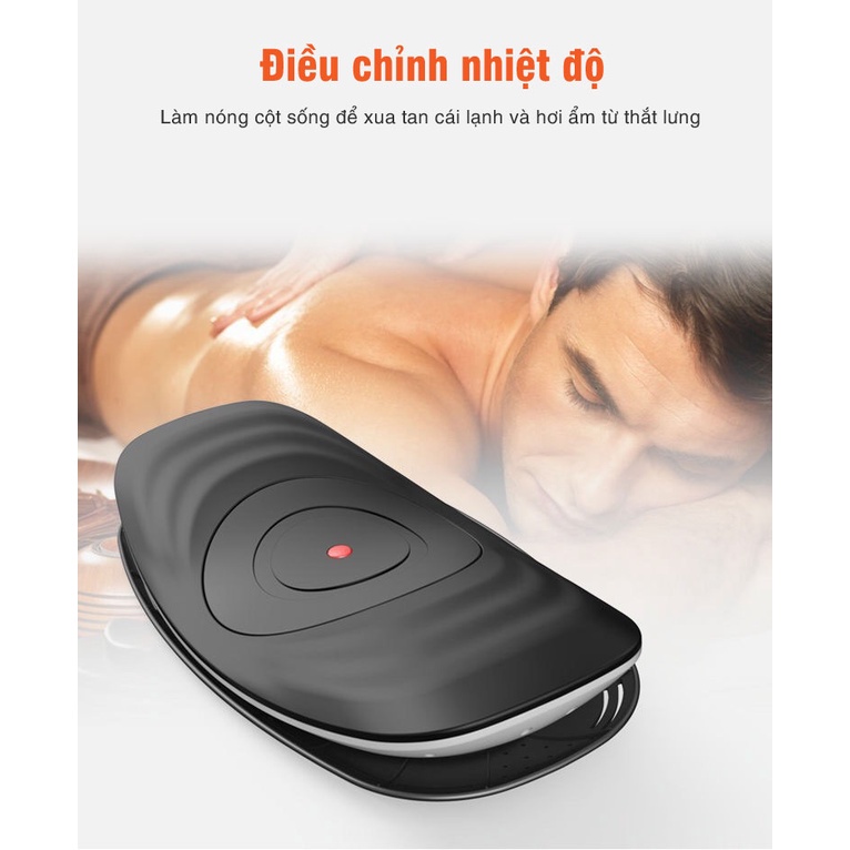 Máy Massage Lưng Hồng Ngoại, Massage Cột Sống Lưng, Hỗ Trợ Đau Lưng Thoát Vị Đĩa Đệm