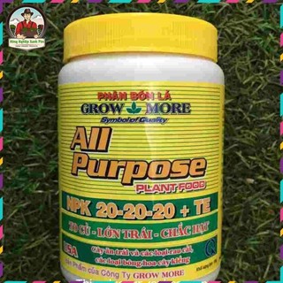 Phân bón lá npk growmore 20-20-20+te kích chồi và lá - 500gr