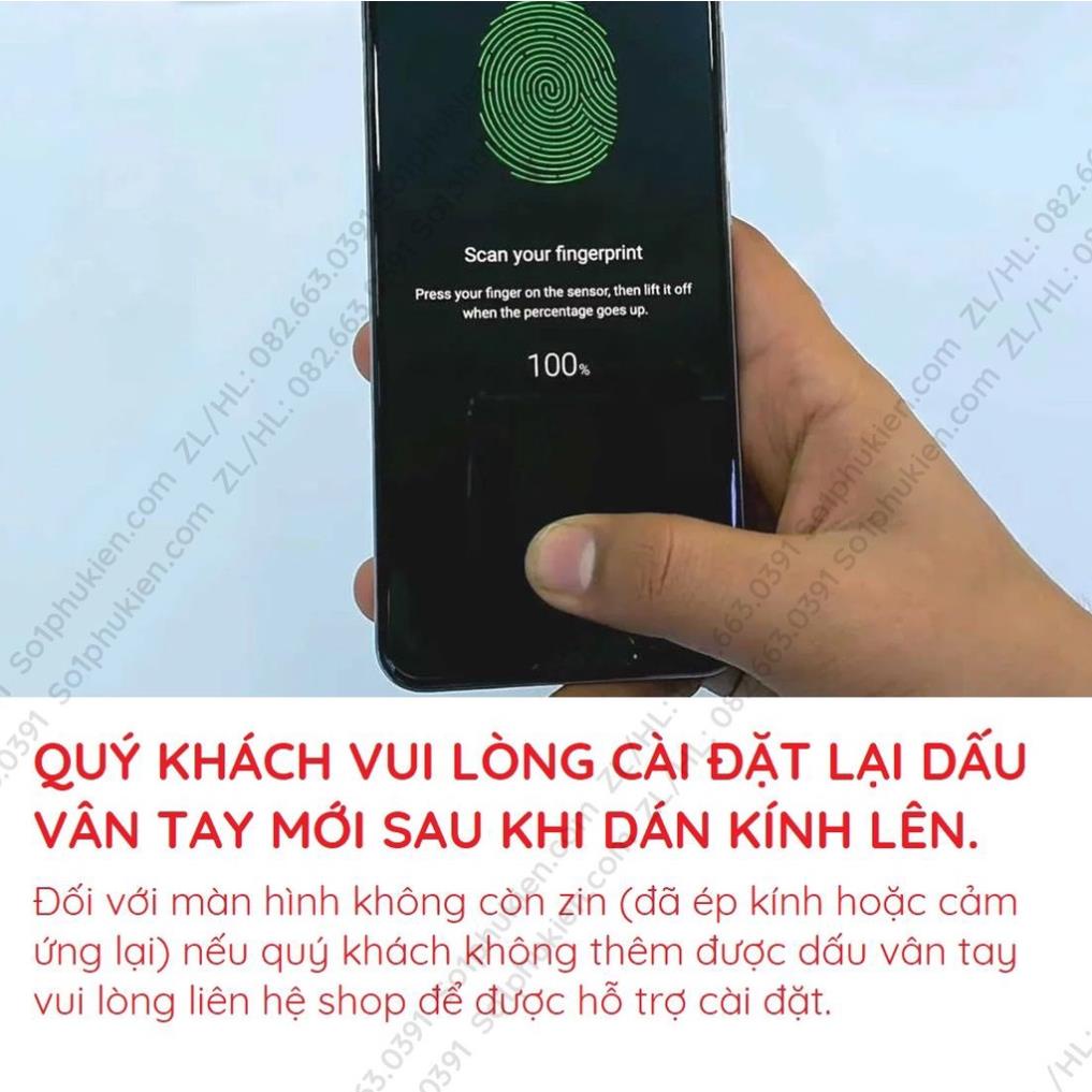 Kính cường lực Oppo Reno 10 5G / Reno 10 pro 5G / Reno 10 pro+ dùng vân tay các loại