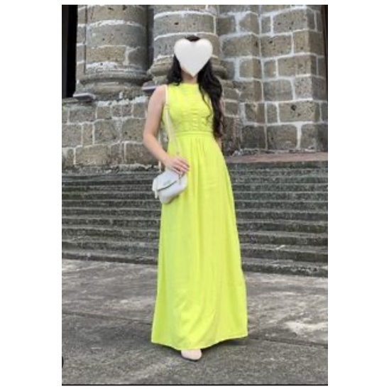 Đầm Neon Sz S, new 99%