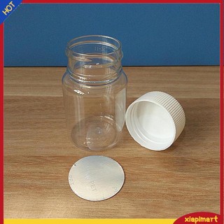 <xiapimart> Bộ 10 Lọ Nhựa Trong Suốt 50ml Đựng Thuốc
