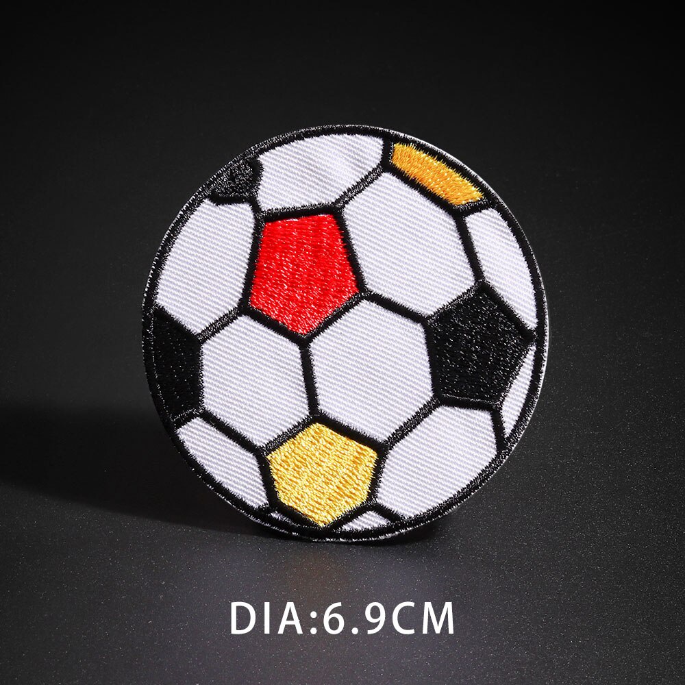 Sticker ủi nhiệt thêu logo hình bóng chày-bóng rổ-bóng đá thể thao độc đáo cute đẹp - Patch ủi quần áo balo H127