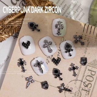 Charm thánh giá đính đá cao cấp-charm nail thánh giá