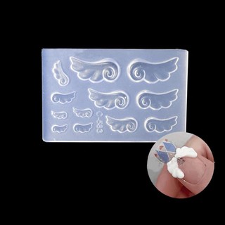 Khuôn nail silicon đôi cánh thiên thần-khuôn cánh thiên thầm làm charm nail