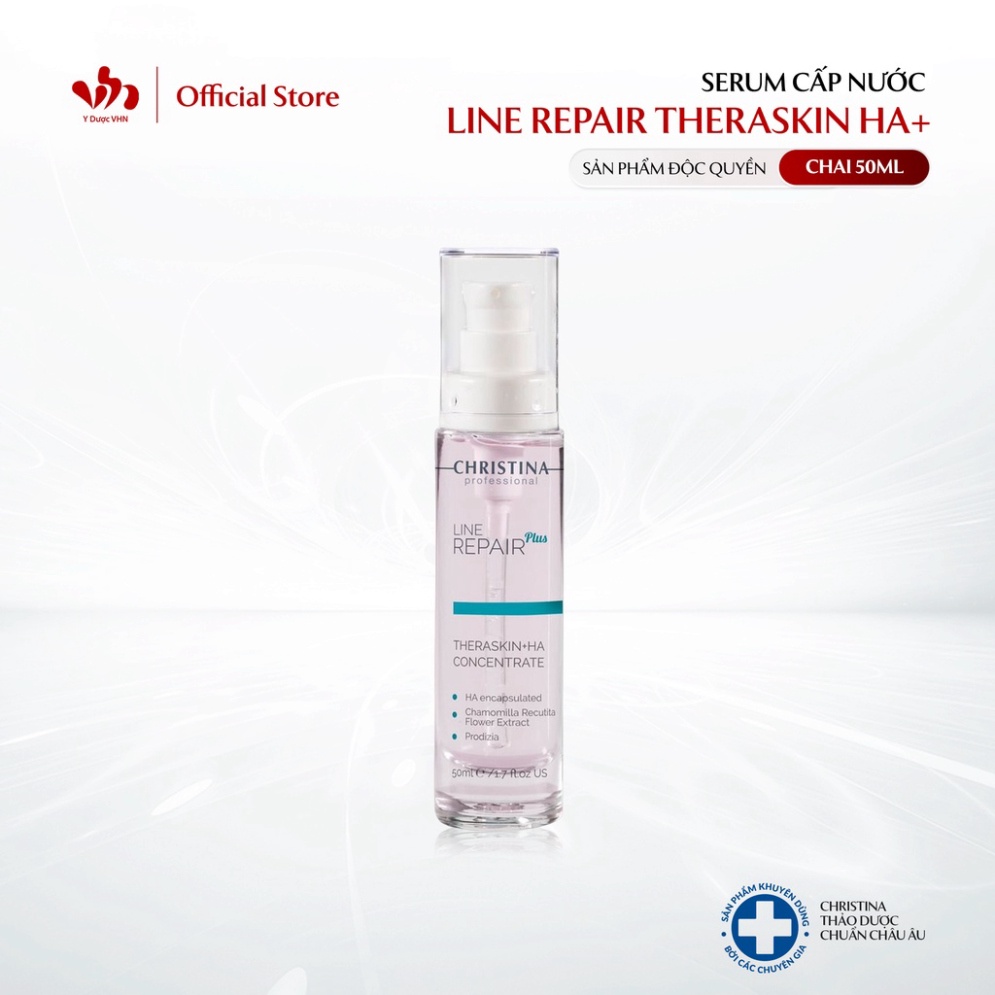 Serum cấp nước Line Repair Theraskin + HA Floslek Concentrate CHRISTINA cải thiện nếp nhăn, trẻ hóa làn da 50ml