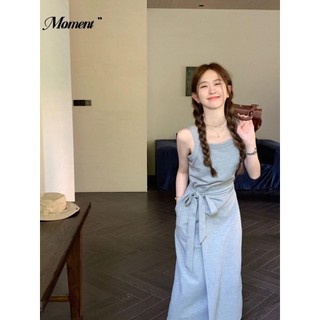 Đầm Chữ A Không Tay Ôm Eo Thời Trang Mùa Hè Phong Cách Mới Cho Nữ