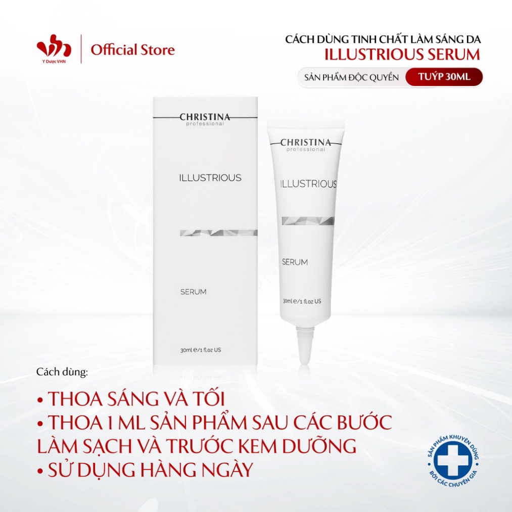 Tinh chất làm sáng da Illustrious Floslek Serum CHRISTINA hỗ trợ giảm thâm, mờ nám 30ml