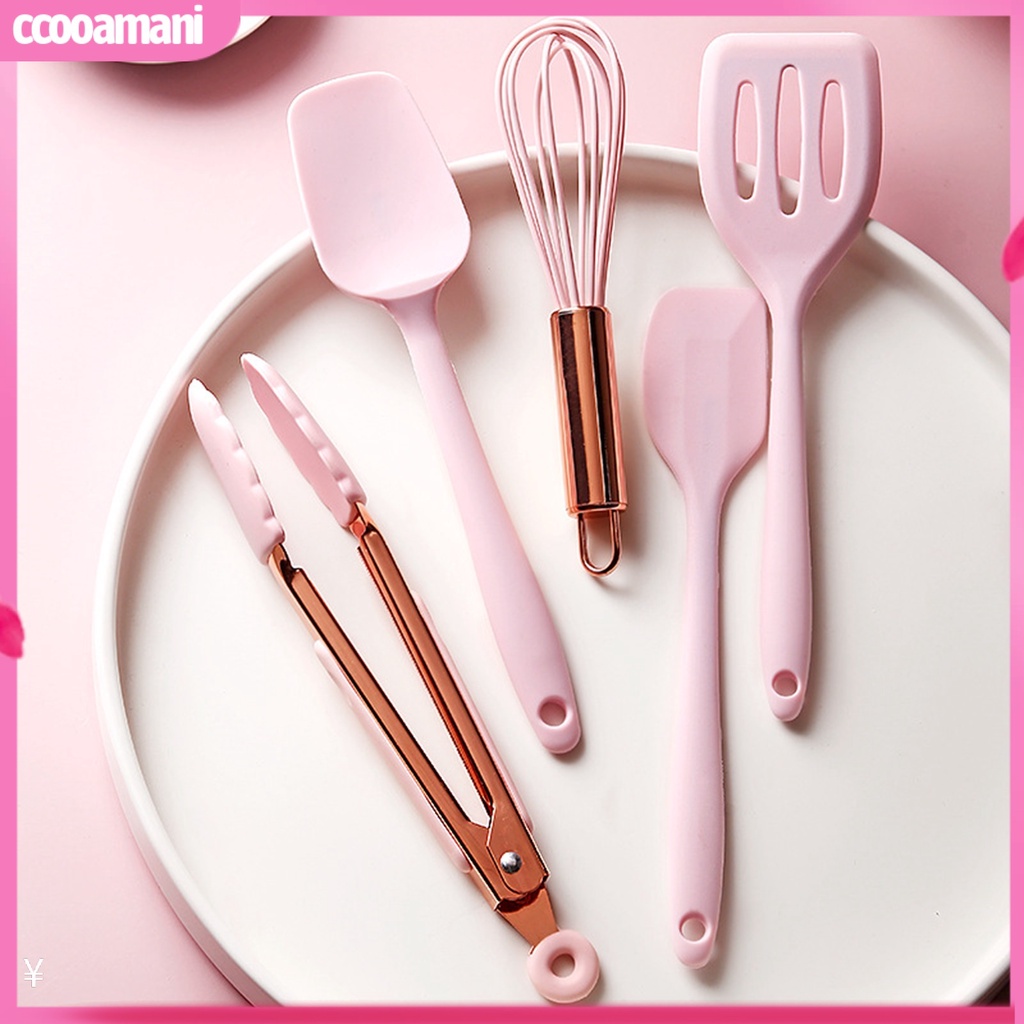 1 Bộ Dụng Cụ Nấu Ăn Bằng Silicone Không Dính Chất Lượng Cao