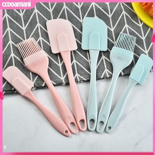 [cooamani] Bộ 3 Dụng Cụ Vét Kem Không Dính Dễ Dàng Làm Sạch Bằng Silicone