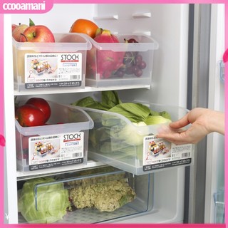 [cooamani] Khay nhựa trong suốt đựng thực phẩm để tủ lạnh tiện dụng