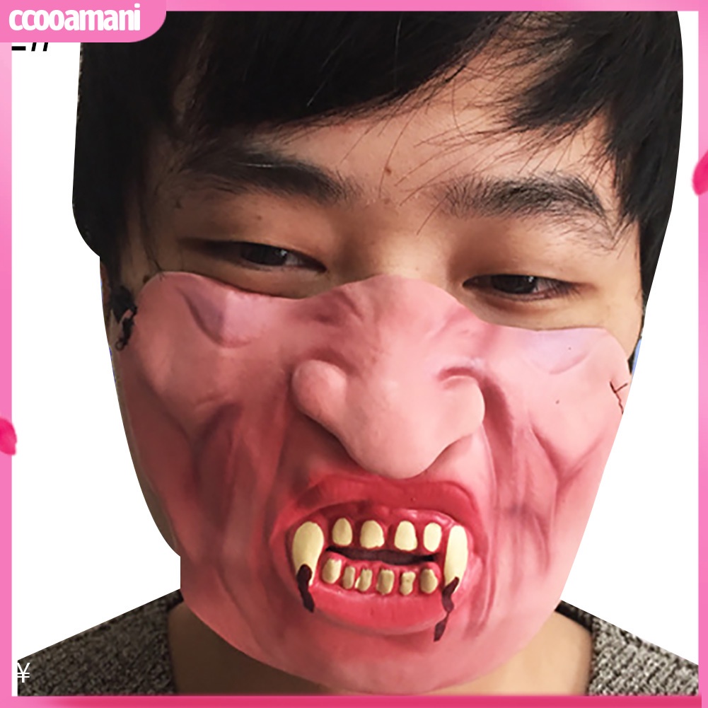 Khẩu trang hóa trang đáng sợ vui nhộn bảo vệ dành cho halloween