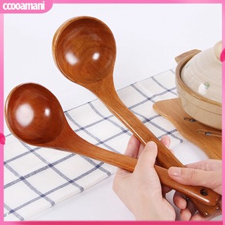 [cooamani] Vá múc canh bằng gỗ phong cách Nhật Bản tiện dụng