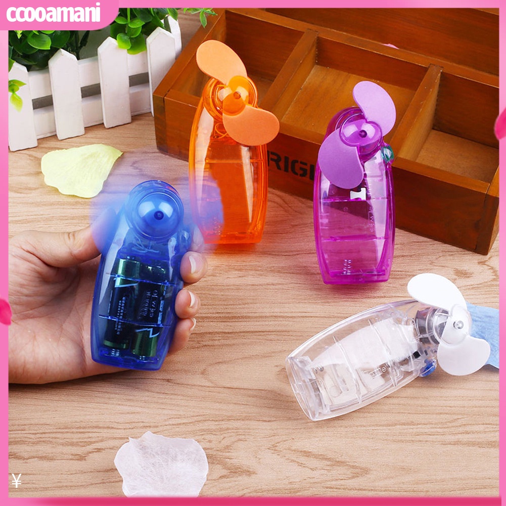 Quạt Làm Mát Cầm Tay Mini Chạy Bằng Pin