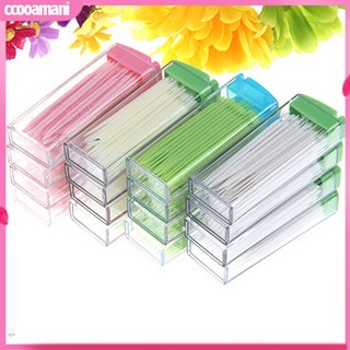 [cooamani] Hộp 50 tăm xỉa răng nha khoa làm từ nhựa không mùi an toàn cho sức khỏe