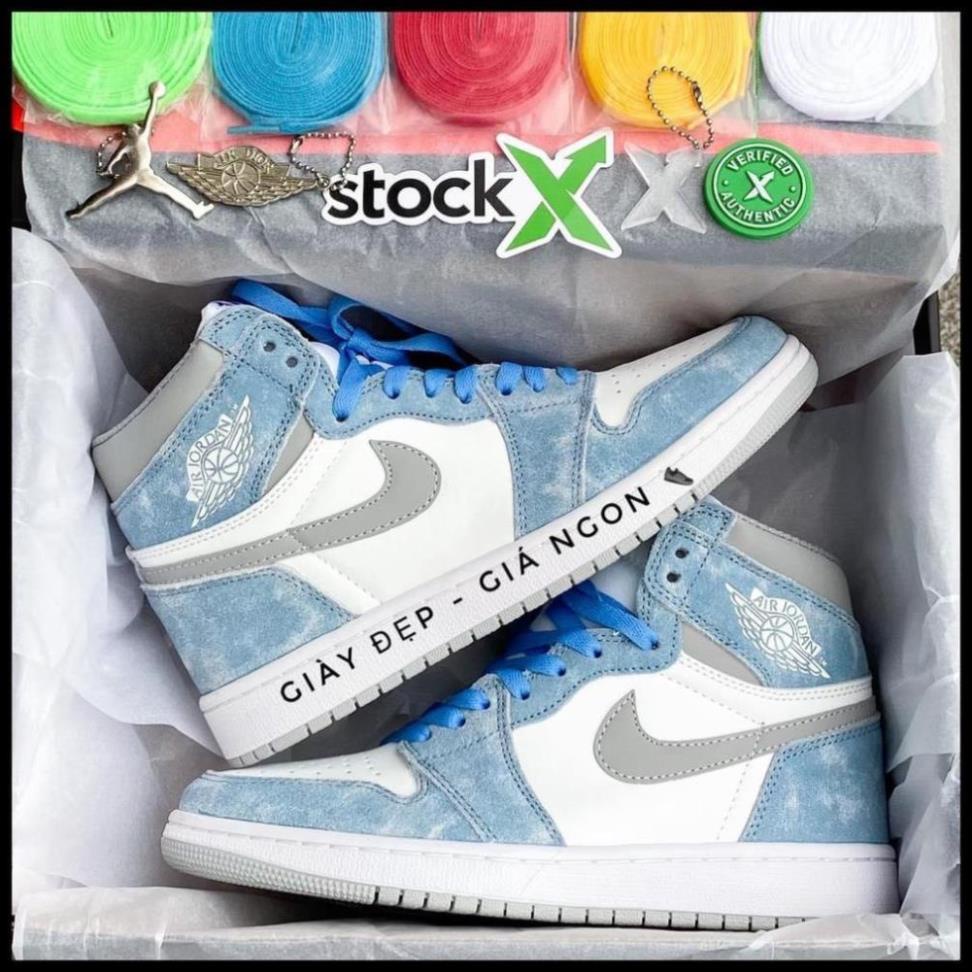 Giày thể thao JOR.DAN mid hot hành cho nam nữ, Giày sneaker JD Mid hồng đen-hồng đen-xám xanh hàng S.Cấp full pk