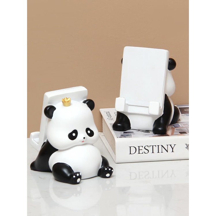 Giá Đỡ Điện Thoại Di Động Để Bàn Hình Gấu Trúc Dễ Thương Trang Trí Văn Phòng
