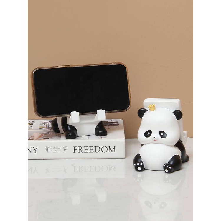 Giá Đỡ Điện Thoại Di Động Để Bàn Hình Gấu Trúc Dễ Thương Trang Trí Văn Phòng