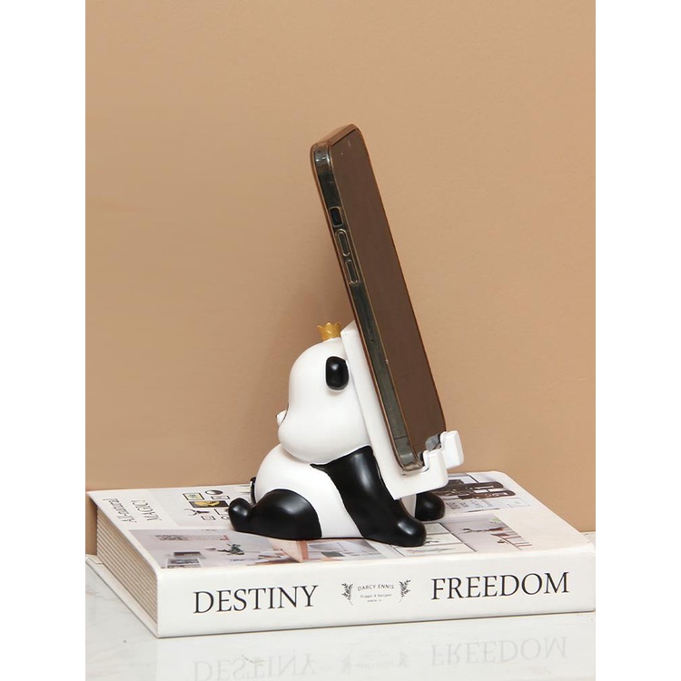 Giá Đỡ Điện Thoại Di Động Để Bàn Hình Gấu Trúc Dễ Thương Trang Trí Văn Phòng