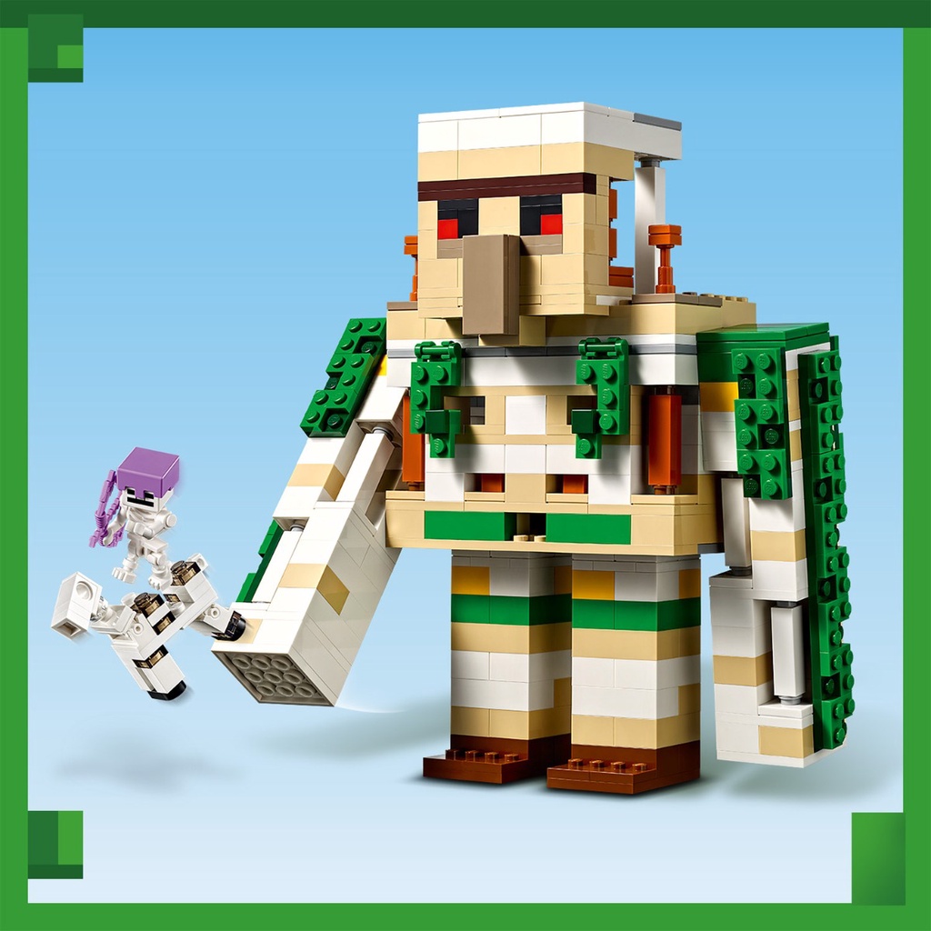 Đồ Chơi Lắp Ráp Pháo Đài Sắt Golem LEGO MINECRAFT 21250