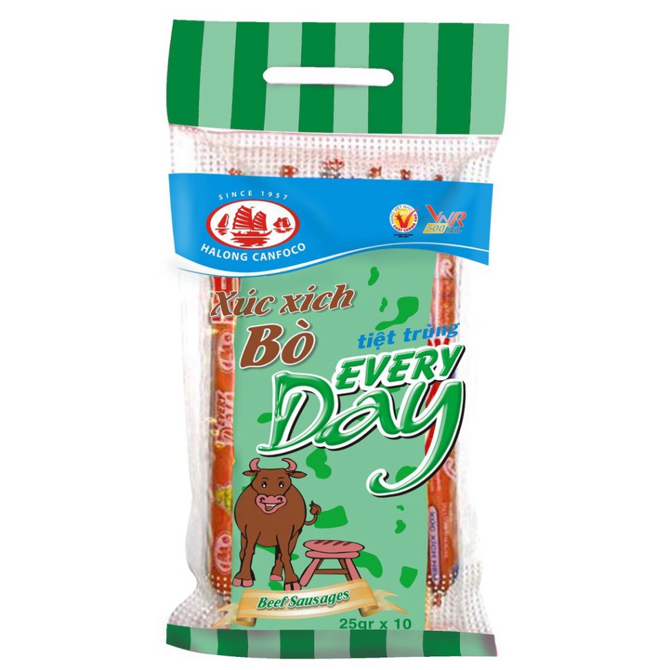 Xúc xích Hạ Long ăn liền EveryDay (10 cây)
