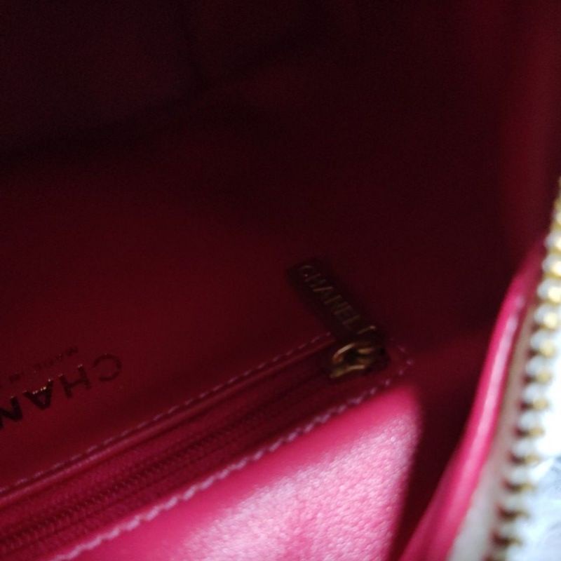 Túi si H81 tuyển Nhật hiệu CH*N*L hobo da bê nhăn size 24cmx15cmx12cm