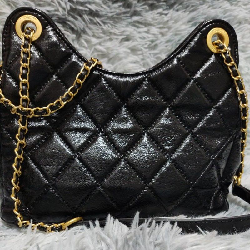 Túi si H82 tuyển hiệu CH*N*L da dê dáng hobo size 22cmx20cmx10cm