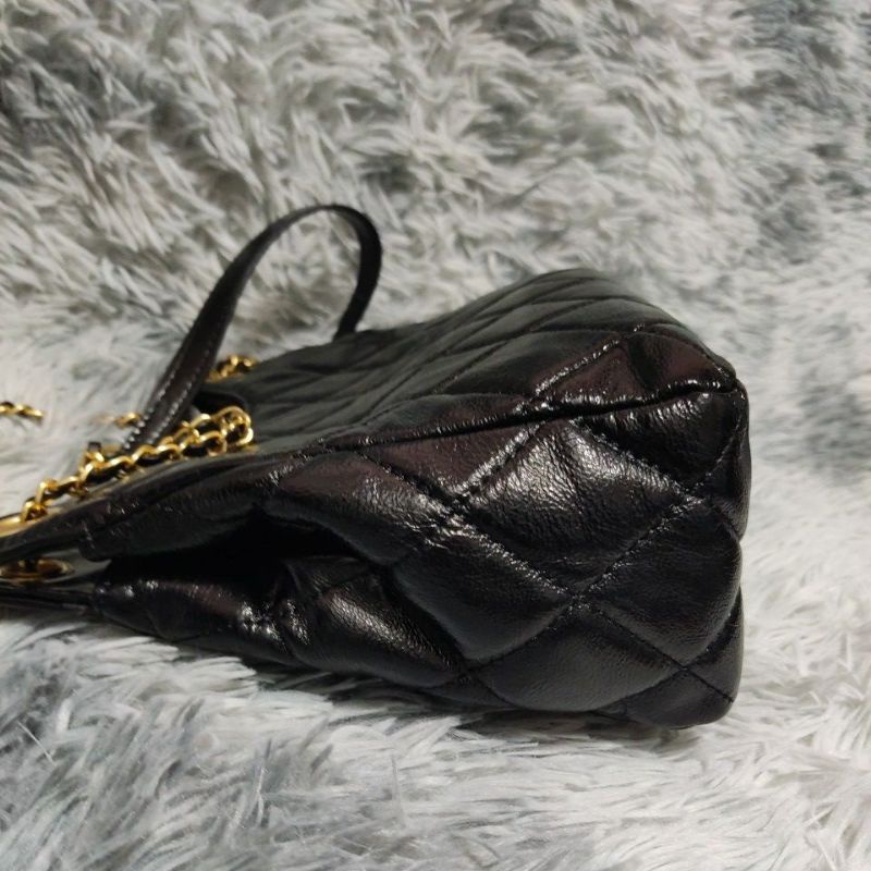 Túi si H82 tuyển hiệu CH*N*L da dê dáng hobo size 22cmx20cmx10cm