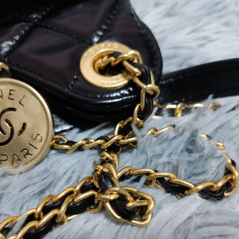 Túi si H82 tuyển hiệu CH*N*L da dê dáng hobo size 22cmx20cmx10cm