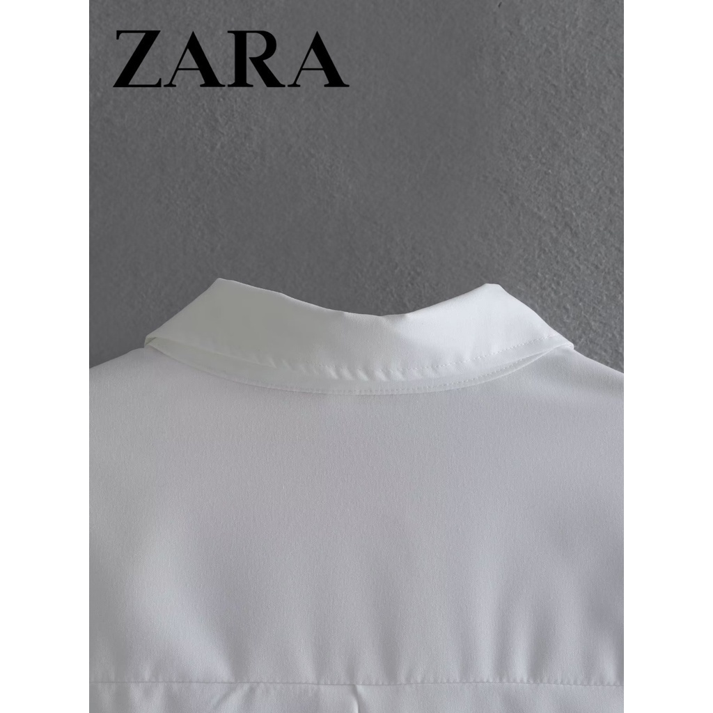 Zara Morocco full tag - Áo Zara sơ mi tay đính sequin ấn tượng