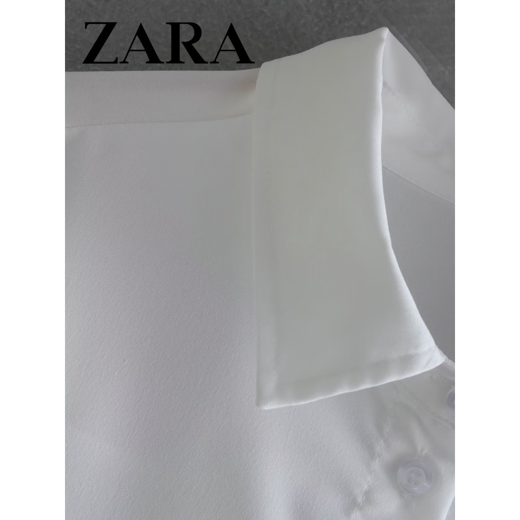 Zara Morocco full tag - Áo Zara sơ mi tay đính sequin ấn tượng