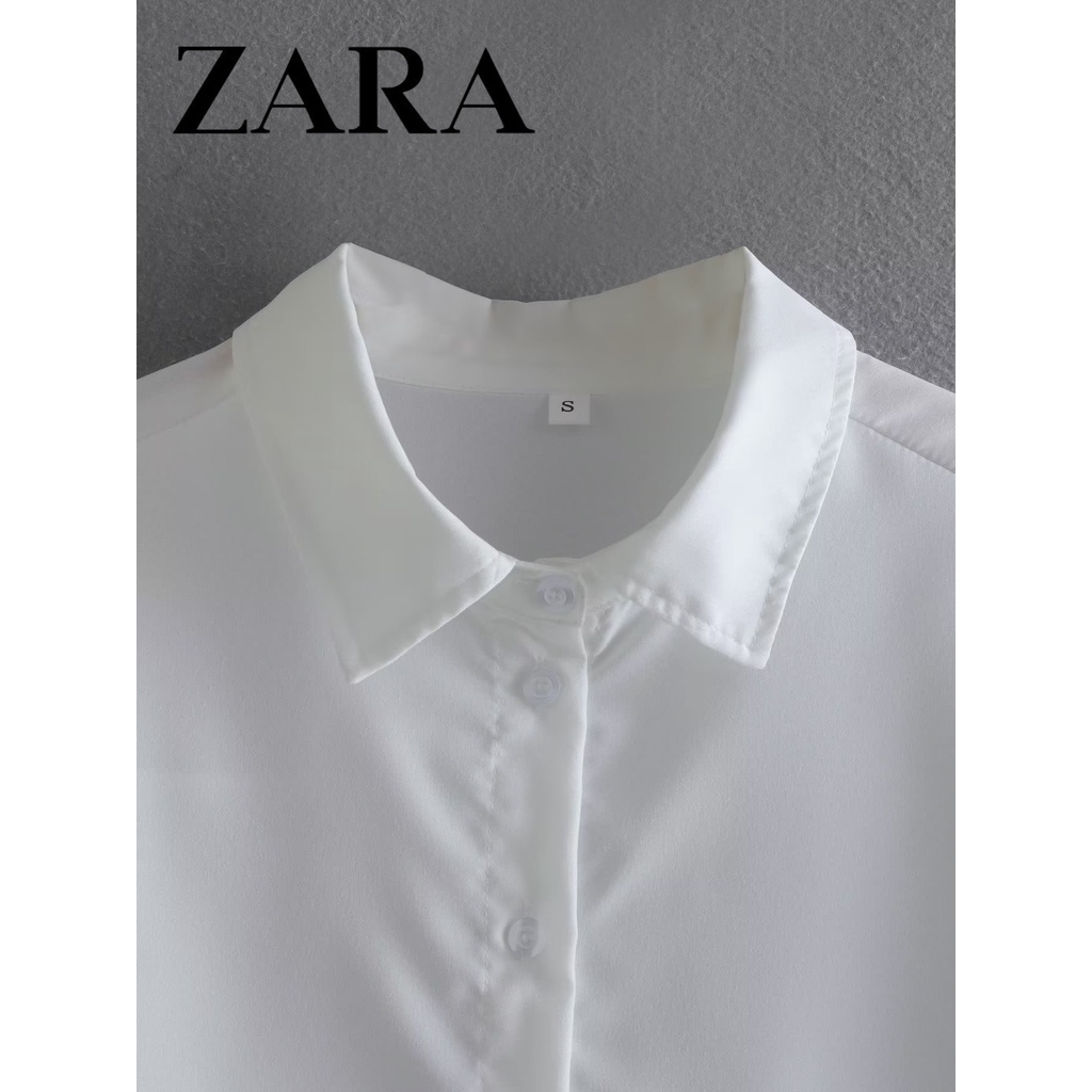 Zara Morocco full tag - Áo Zara sơ mi tay đính sequin ấn tượng
