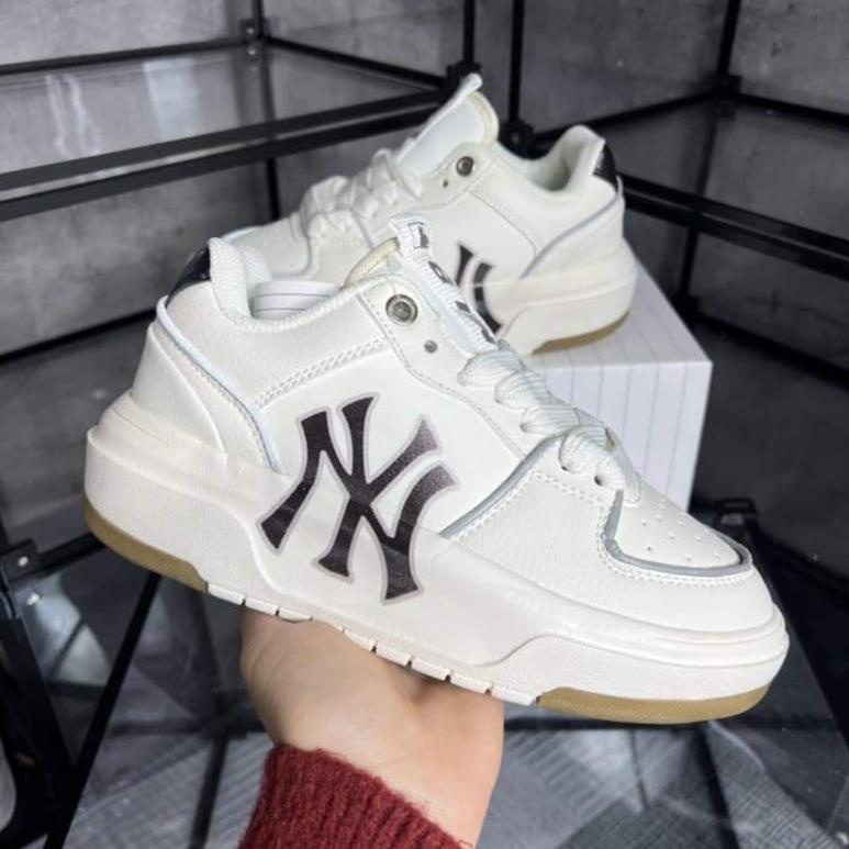 Giày MLB chunky liner đế nâu phản quang hàng cao cấp thể thao nam nữ đủ phụ kiện túi hộp