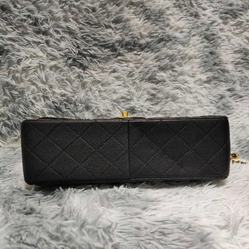 Túi si H85 tuyển hiệu CH*N*L da Caviar size 30cmx20cmx10cm