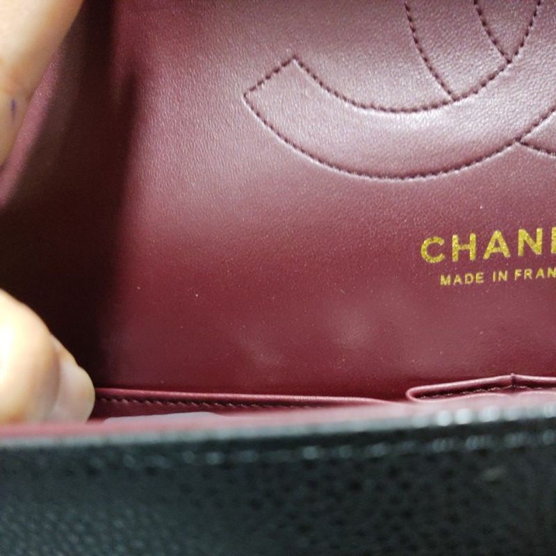 Túi si H85 tuyển hiệu CH*N*L da Caviar size 30cmx20cmx10cm