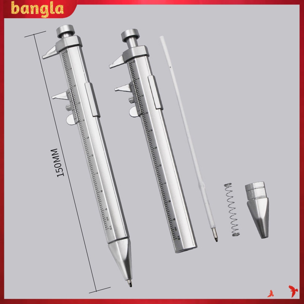 Bút bi bằng nhựa kiểu dáng thước cặp cơ sáng tạo 0-100mm