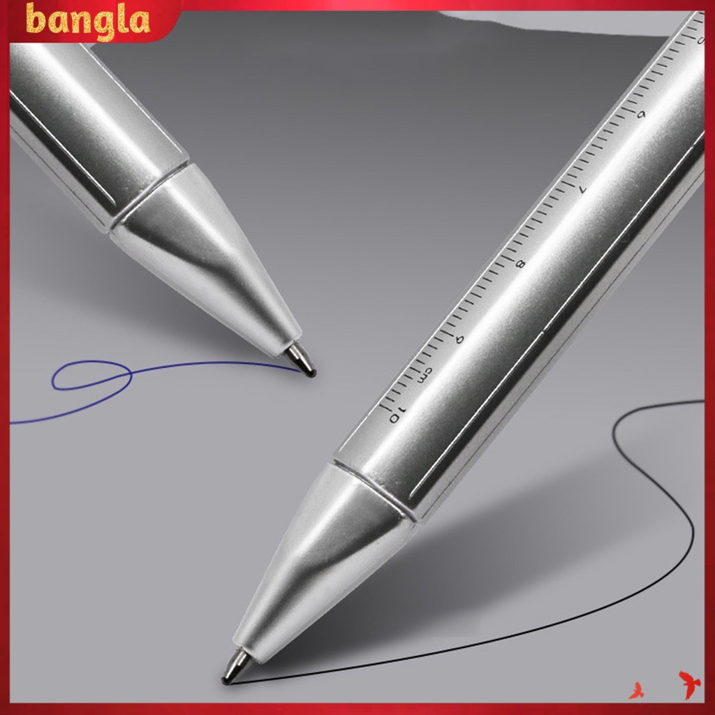 Bút bi bằng nhựa kiểu dáng thước cặp cơ sáng tạo 0-100mm