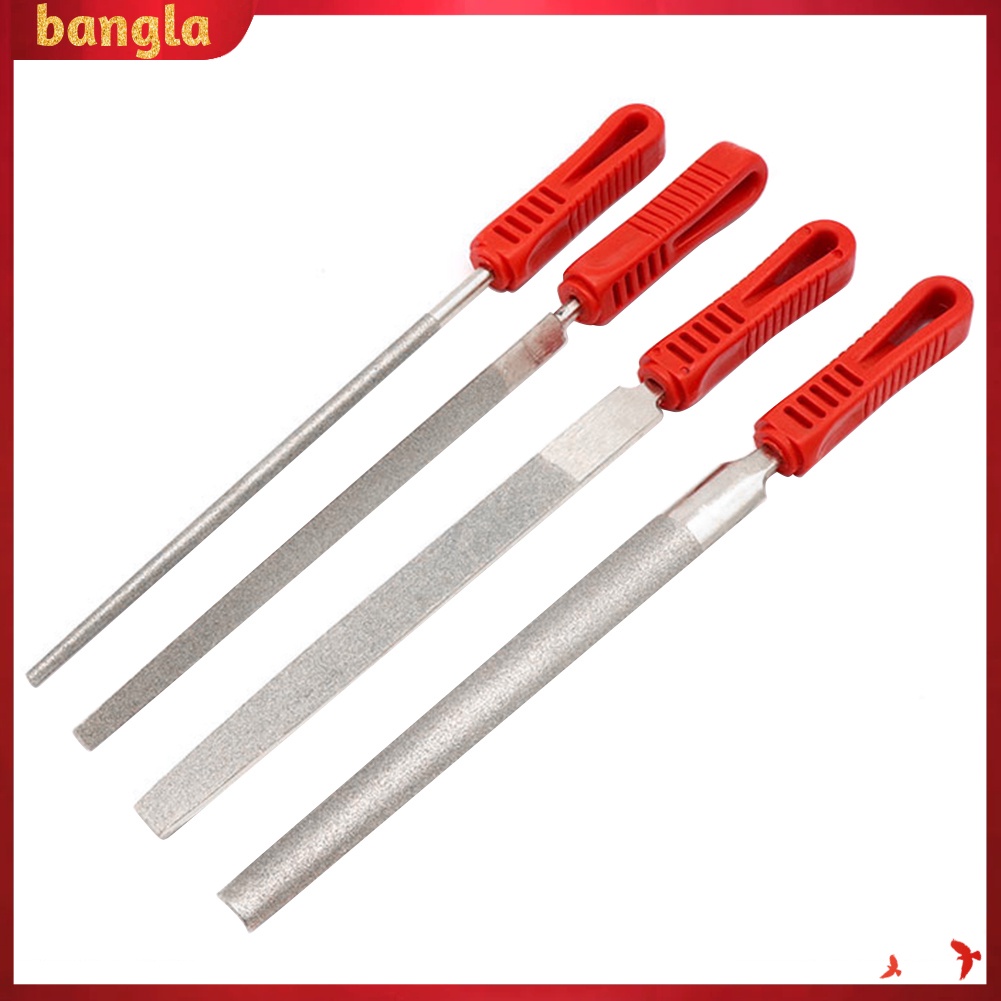 Dụng Cụ Dũa Đá Kim Cương 6inch Hình Tam Giác / Phẳng / Tròn / Bán Nguyệt