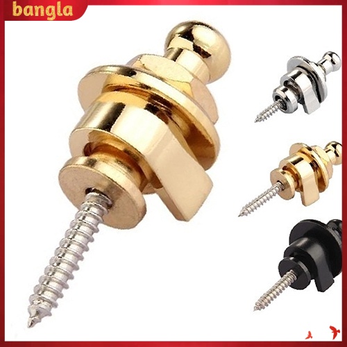 Chốt Khóa Dây Đeo Đàn Guitar Điện Đầu Tròn Siêu Bền Chuyên Nghiệp