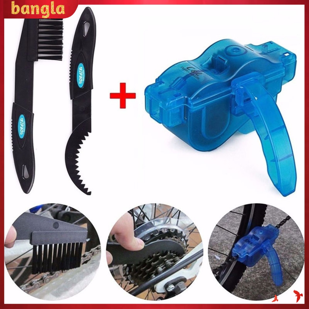 Bộ dụng cụ vệ sinh dây xích xe đạp tiện lợi