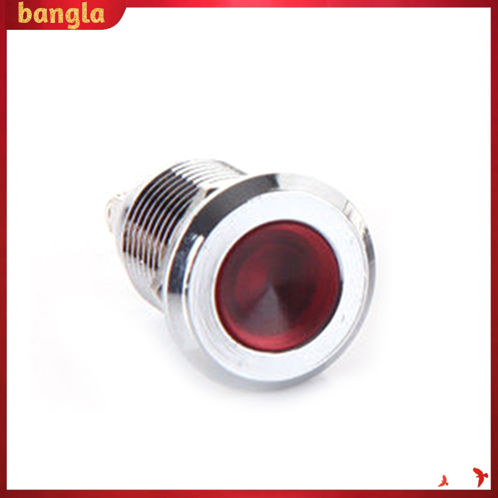 Đèn LED báo hiệu mini siêu sáng 12mm 6/12/24/220V