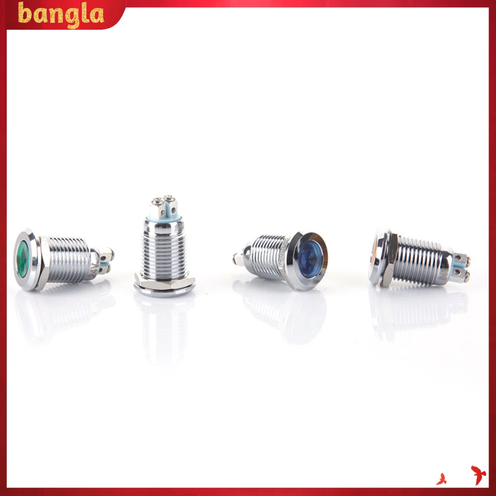 Đèn LED báo hiệu mini siêu sáng 12mm 6/12/24/220V