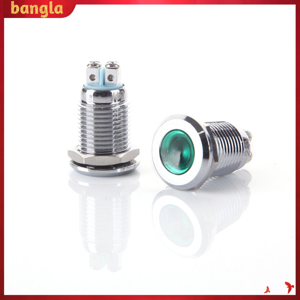 Đèn LED báo hiệu mini siêu sáng 12mm 6/12/24/220V