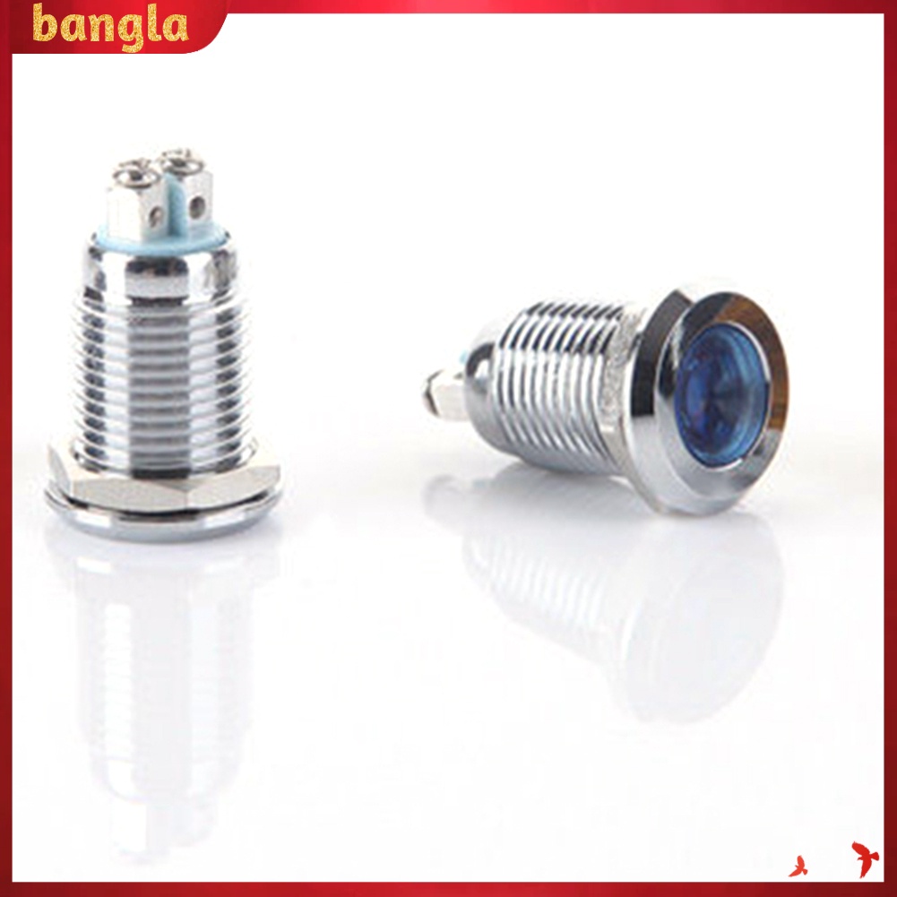 Đèn LED báo hiệu mini siêu sáng 12mm 6/12/24/220V