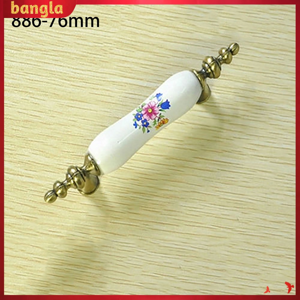 Tay cầm gắn ngăn kéo phong cách vintage thôn dã kèm vít vặn