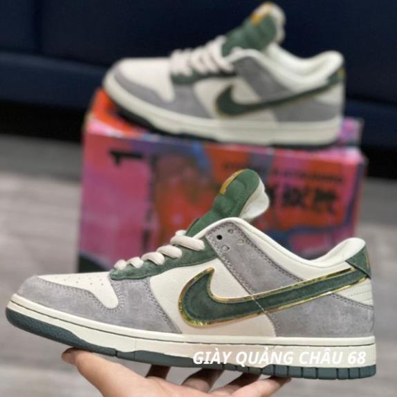 Giày Jordan SB Dunk xanh rêu cam otomo katsuhiro cao cấp, giày JD SB xanh lá rêu xám thấp cổ sc full phụ kiện/GIÀY QC
