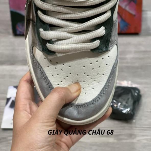 Giày Jordan SB Dunk xanh rêu cam otomo katsuhiro cao cấp, giày JD SB xanh lá rêu xám thấp cổ sc full phụ kiện/GIÀY QC