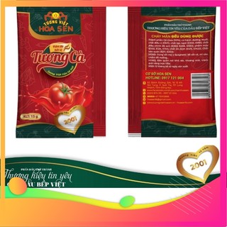 Giá rẻ nhất tương cà gói 15g bịch 100 gói - tương việt hoa sen