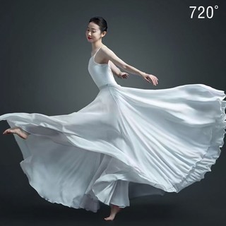 Chân váy múa hiện đại 720 độ