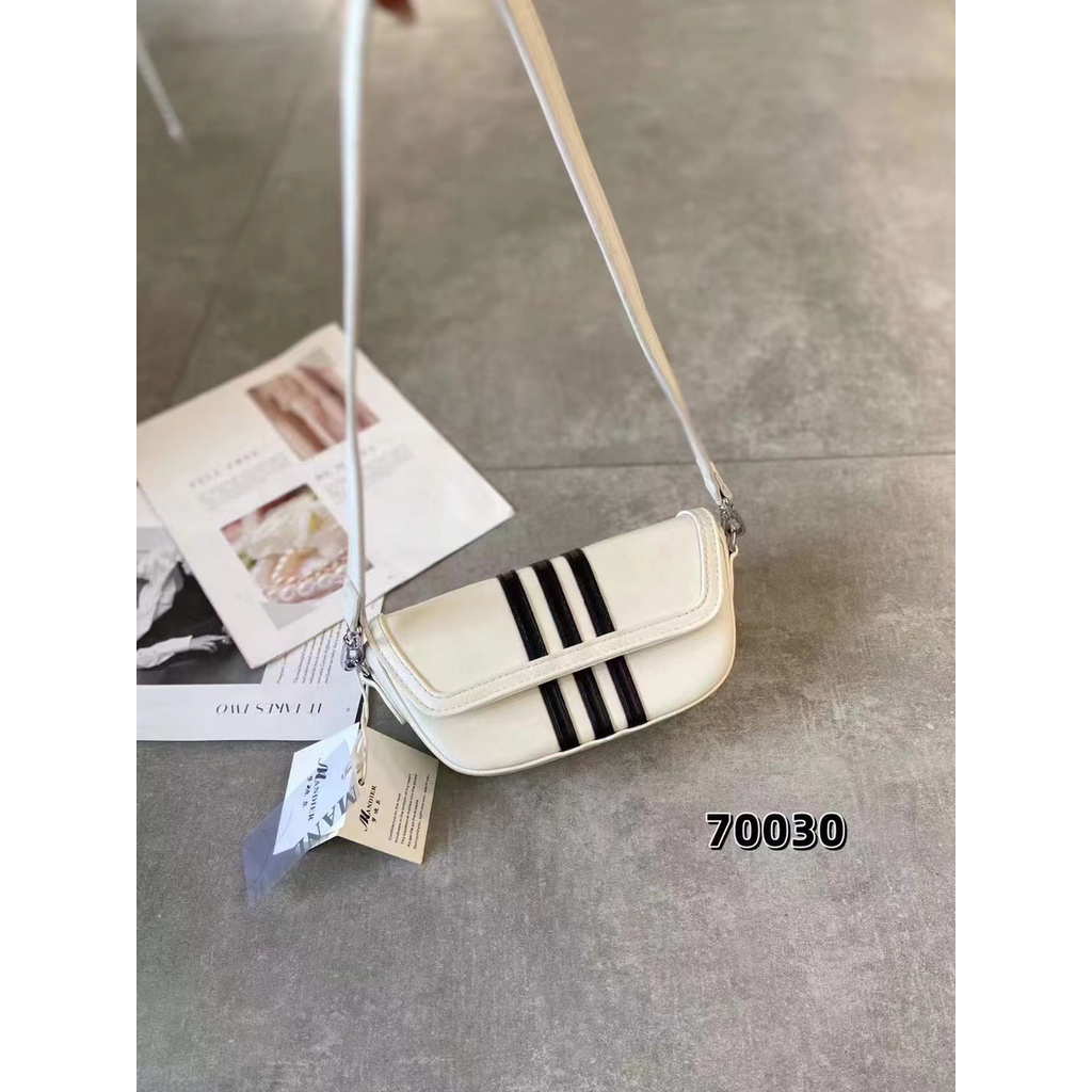 TÚI XÁCH NỮ KẺ SỌC ĐEO CHÉO HÀNG QC ĐẸP.